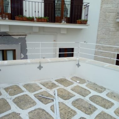 FASI DI LAVORAZIONE - RINGHIERA TERRAZZO 4
